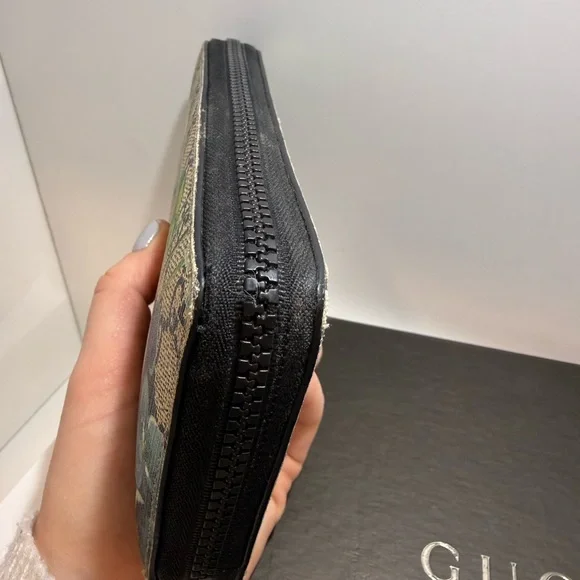 Gucci Floral Blue and Green Wallet - Picture 7 of 14